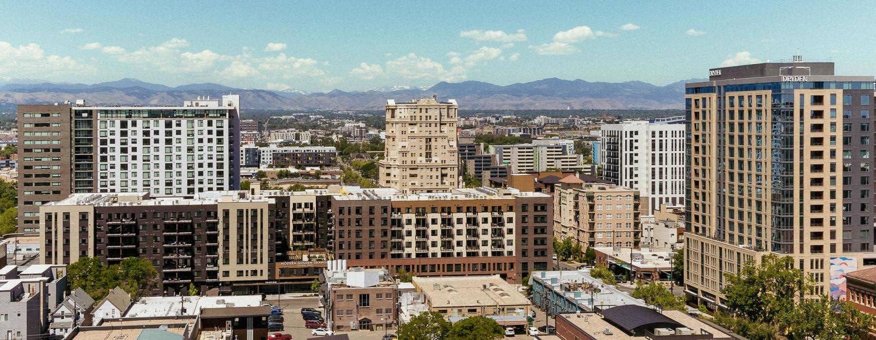 a city with many buildings
